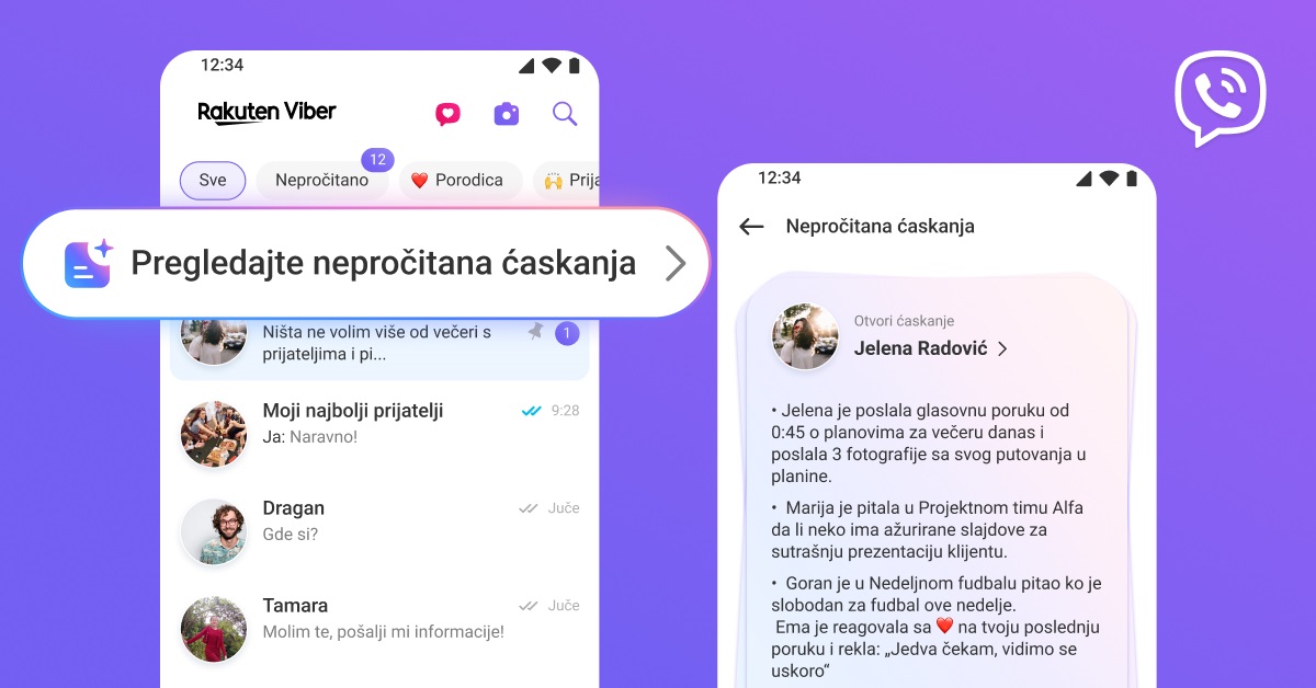 Besprekorno organizujte početak svog dana uz Rakuten Viber
