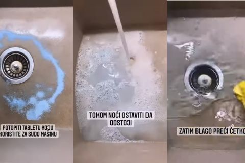 Rešite se NEPRIJATNIH MIRISA: Osvežite sudoperu uz pomoć jednog trika (VIDEO)