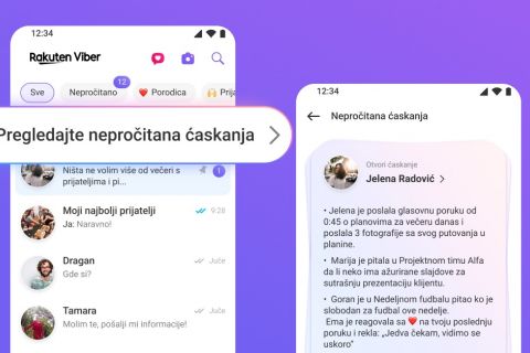 Besprekorno organizujte početak svog dana uz Rakuten Viber
