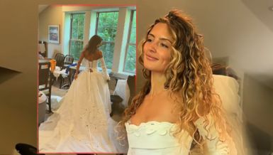 MAJKA SAŠILA ĆERKI VENČANICU OD STARE POSTELJINE: Mlada je tražila nešto posebno, a sada o njenoj prelepoj haljini priča ceo svet (VIDEO)